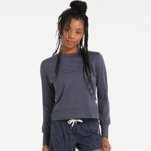 Vuori Daydream Crew Azure Heather Long Sleeve